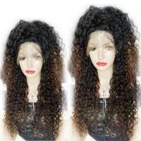 Lace front kinky curly